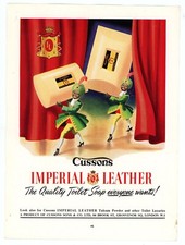 Cussons Imperial Leather Soap Print Ad advert advertisement 1950s vintage #95