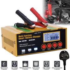 Intelligent Car Charger 12V12A 24V8.5A LED Display Pulse Repair Battery Chargers