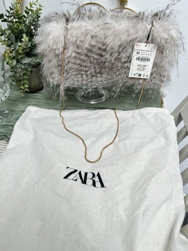 Zara faux fur animal print - faux,