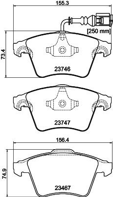 Don front brake - brake, pad