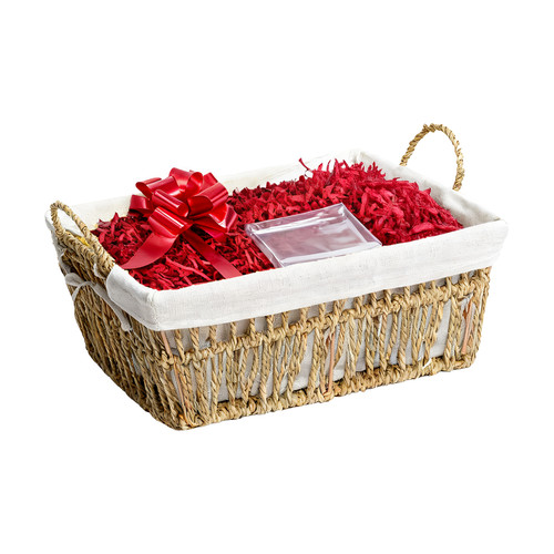 Woven gift hamper basket kit - gift,
