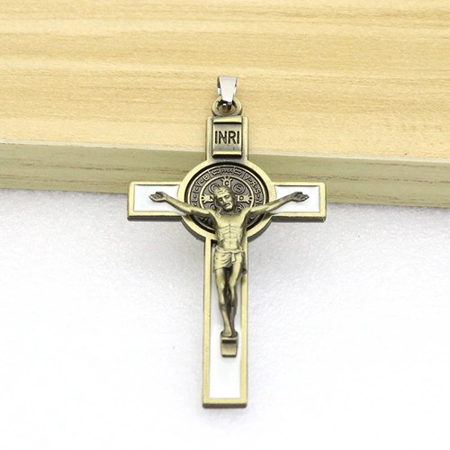 Saint benedict crucifix - saint,