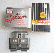 3 way splicer/Super8mm/Regular8mm/16mm Vintage Bundle 
