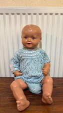 18" Vintage Doll Believed to be Hard Plastic - See Description