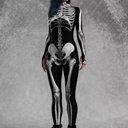 Women horror skeleton - 3d,