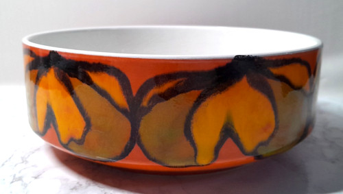 Poole pottery bowl delphis - pottery,