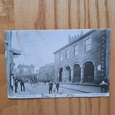 Old Market Hall, Wem, Shropshire  - Old Photo Postcard