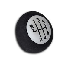 GEAR KNOB SHIFT STICK LIFT REVERSE BLACK NUM. 1-6 R FOR RENAULT KANGOO 3 III OEM