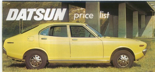 Datsun price list - 1973, oct