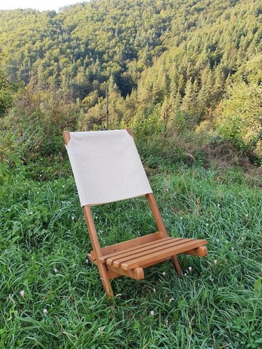 Handmade wooden folding - folding, chair