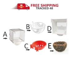 Canary Nest Pans Nest Boxes Wicker for Breeding Canaries finches FREE Delivery