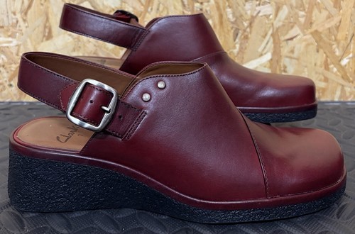 Ladies clarks leather wedge - ladies,