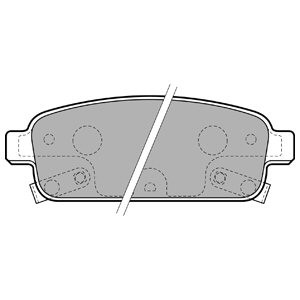 Delphi lp2167 brake pad set - delphi,