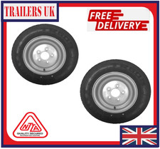 2x  WHEEL AND TYRE 195 55 10C