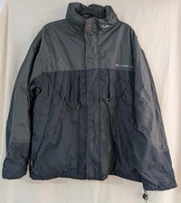 Vintage Billabong Systems 073 Snowboard Jacket Y2K Techwear Black Gray Size S