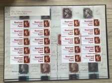 2016  LS99 175th Anniversary of The Penny Red Smiler Rowland  hill fund edition 