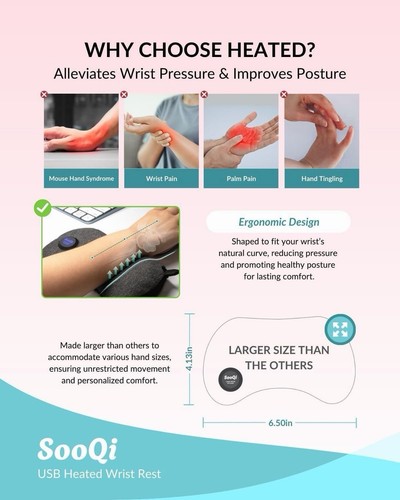 Usb heated wrist rest - usb,
