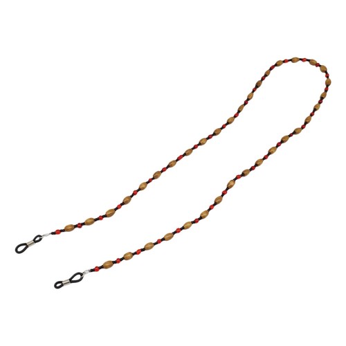 Wood bead eyeglass - wood,