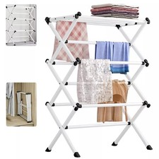 Folding clothes airer drying - clothes,