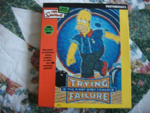 Photomosaics homer simpson - photomosaics,