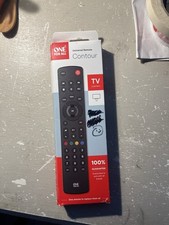 One For All URC1210 Contour TV Universal Remote Control - Black
