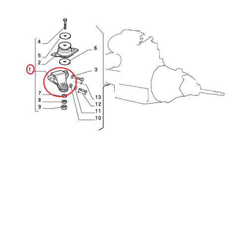 Original engine support fiat - original,