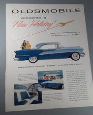 Original 1955 Oldsmobile Holiday Sedan Magazine Ad