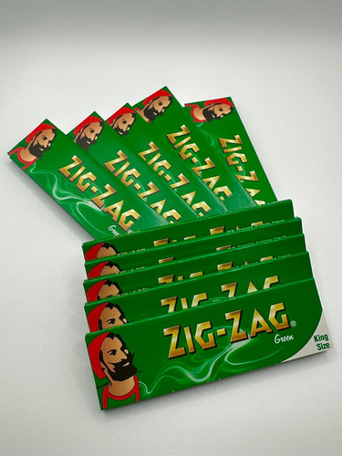 Zig zag green king size - zag,