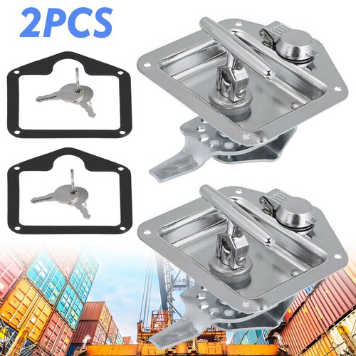 Folding handle lock latch - 2x,