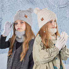 Girls Boys Winter Beanie Hat