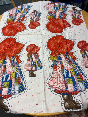 Vintage holly hobbie fabric - holly,