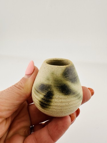 Tiny studio pottery vase - tiny,
