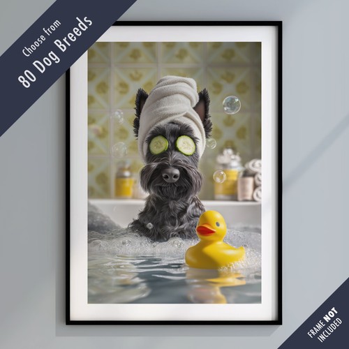 Funny dog bath - bath, –