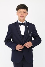 Boys Self-Patterned Tuxedo