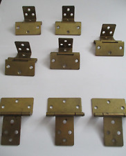 Vintage Cranked Brass Style 50mm Cabinet Door Hinges Cupboard Mixed Bundle