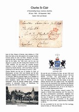 HH-GB Free Front 1828 signed Sinclair, 13th Lord, Charles St.Clair