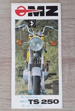 IFA MZ TS 250 Brochure c.1973