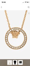 Versace medusa pendant genuine - versace,