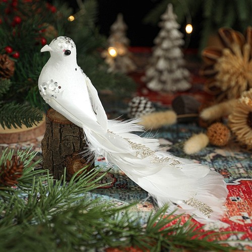 Luxury feather dove - feather, christmas