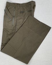 Boys Cargo Army Pants W 24 L 26 Khaki Green Scouts Trousers With Utility Pockets