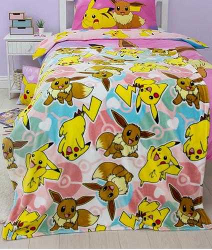 Pokemon fleece blanket 100 - pokemon,