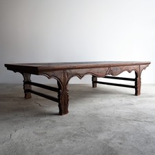 Antique chinese elm low table - antique,