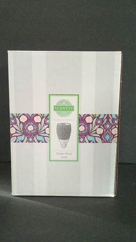 Scentsy glitter rose - glitter, gold
