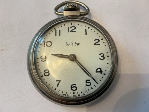 Vintage westclox bulls eye - westclox,