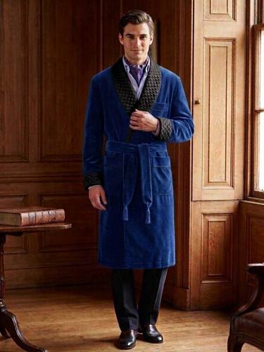 Luxury men velvet dressing - luxury,