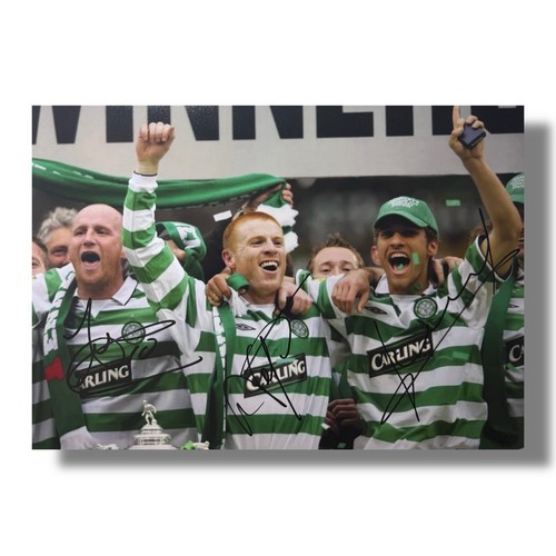 Signed celtic scottish cup - scottish, a4