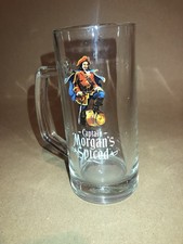 Captain Morgan’s Spiced Rum Tall Narrow Tankard 6 inch tall 