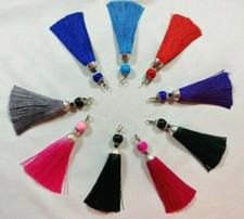 A Women Silky Tassel Bag Charm