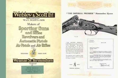 Webley scott 1933 gun - scott,