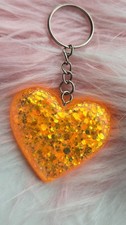 1 pcs puffy Heart Keyring